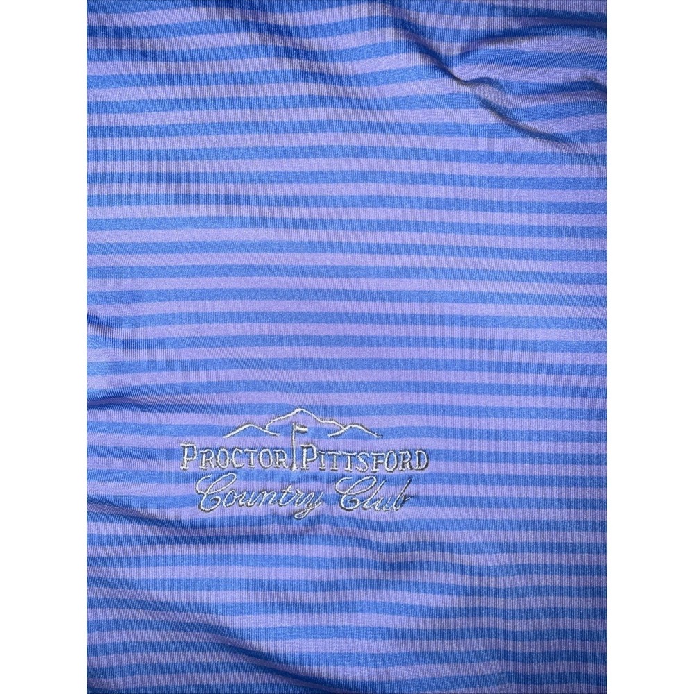 Bald Head Blues Mens XXL Striped Golf Polo Proctor Pittsford Country Club P10 - Picture 2 of 8